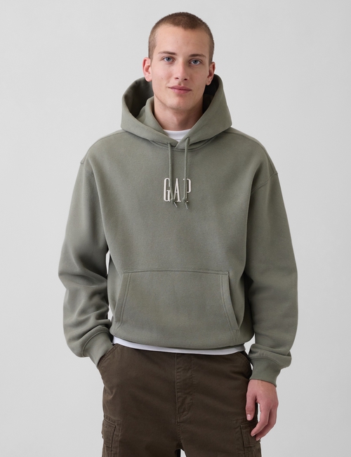 VintageSoft Oversized Logo Hoodie