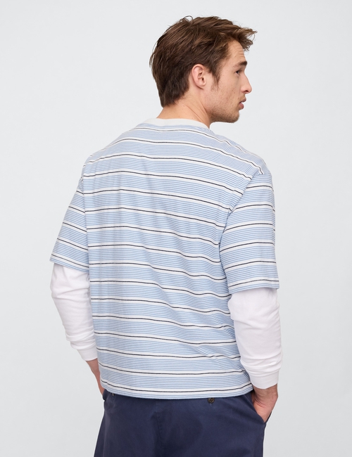 Vintage Soft Stripe Boxy T-Shirt