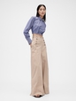 GapStudio High Rise Twill Sailor Pants