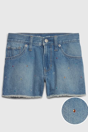 Kids Low Stride Rhinestone Shorts