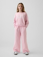 Kids Cotton Gauze Wide-Leg Pants