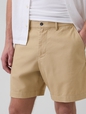 7 INCH FIXED WAIST LINEN SHORT SP26