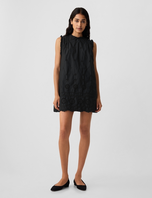 Gap × DÔEN Eyelet Mini Dress