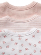 Baby First Favorite Floral Short Sleeve Bodysuit (3-Pack)
