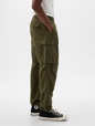 Linen-Cotton Cargo Pants