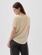 Linen-Blend T-Shirt