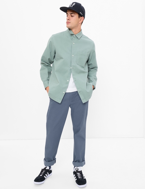 Modern Khakis in Straight Fit with GapFlex