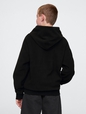 Kids Relaxed Gap Mini Logo Polar Fleece Hoodie