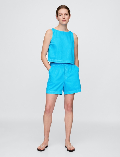UltraSoft Denim Shell Tank Top