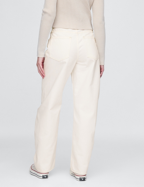 High Rise Barrel Jeans