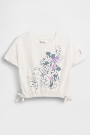 DIS SS BOW GRAPHIC CHARACTER TEE - APRIL