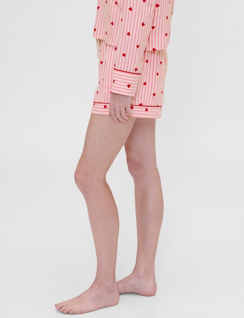 Gap × Summer Fridays Flannel Hearts PJ Boxer Shorts