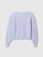 Kids Cable-Knit Crewneck Sweater