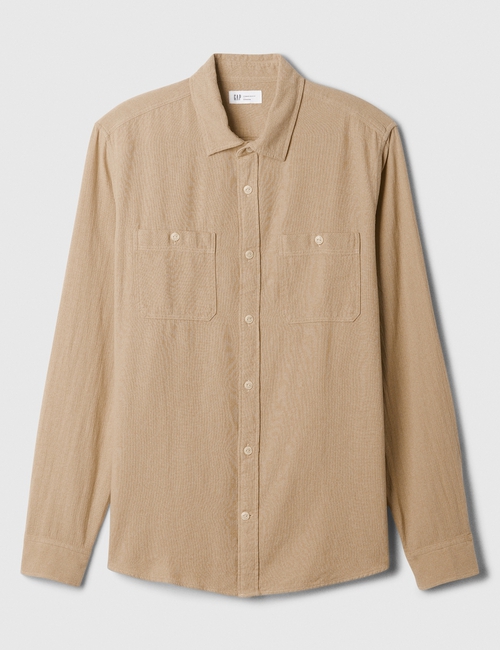 Brushed Utility Shirt in Standard Fit