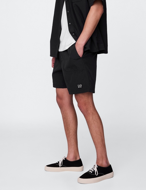 100% Recycled Pull-On Nylon Shorts