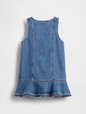 Baby & Toddler Denim Peplum Hem Dress