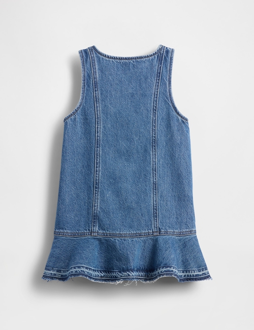 Baby & Toddler Denim Peplum Hem Dress