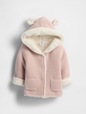 Baby Sherpa-Lined Cardigan