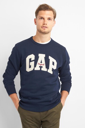Gap Logo Fleece Crewneck Sweatshirt