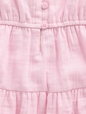 Kids Cotton Gauze Tiered Tank Top