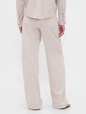 Linen-Cotton Wide-Leg Pants