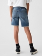 Kids Slim Denim Pull-On Shorts with Washwell