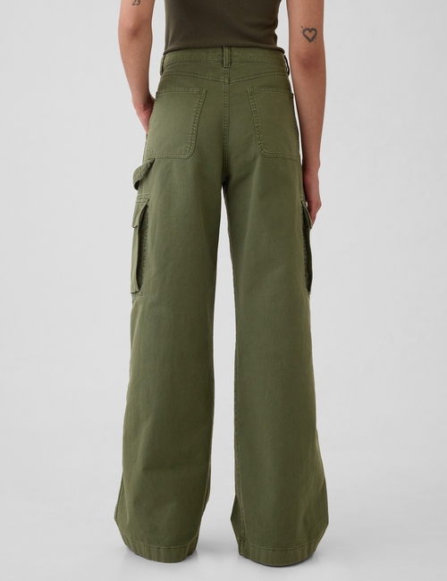 Low Rise Cargo Baggy Khakis