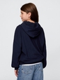 Kids Vintage Soft Full-Zip Sport Logo Hoodie