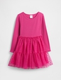Baby & Toddler Mixed Media Tulle Dress