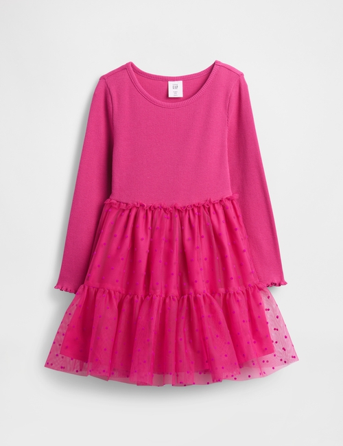 Baby & Toddler Mixed Media Tulle Dress