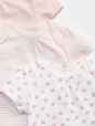 Baby First Favorite Floral Short Sleeve Bodysuit (3-Pack)