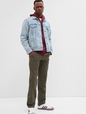 Straight Carpenter Pants with Washwell