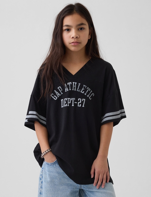 Kids Oversized Gap Athletic Jersey T-Shirt