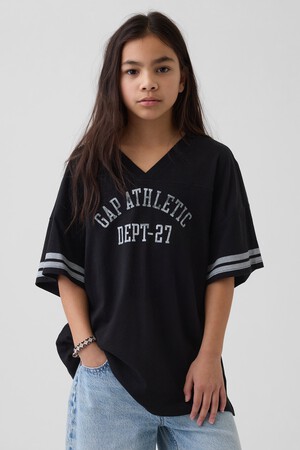 Kids Oversized Gap Athletic Jersey T-Shirt