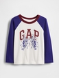 V-FRCH LS LOGO RAGLAN T