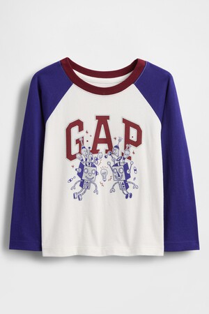 V-FRCH LS LOGO RAGLAN T