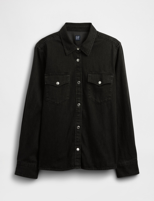 V-LAZIO DENIM WESTERN SHIRT