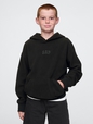 Kids Relaxed Gap Mini Logo Polar Fleece Hoodie