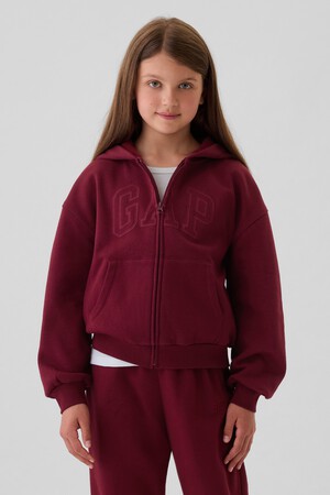 Kids Vintage Soft Gap Logo Zip Hoodie