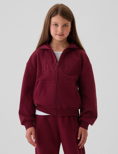 Kids Vintage Soft Gap Logo Zip Hoodie