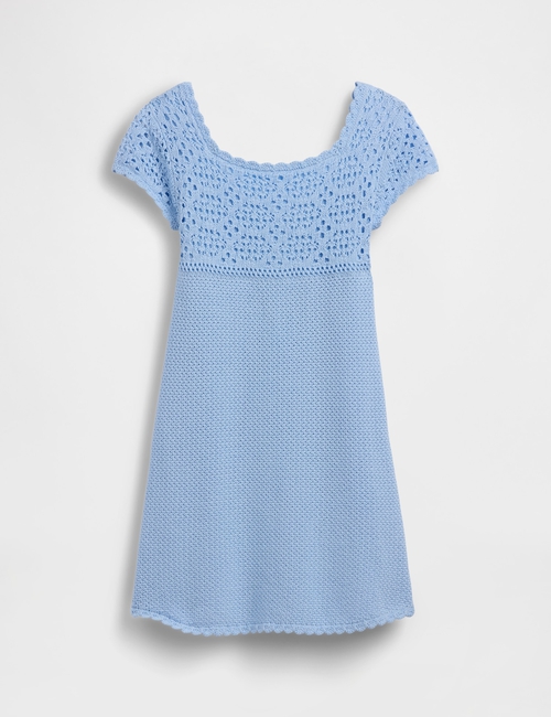 Kids Crochet Sweater Dress