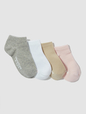 Toddler No Show Socks (4-Pack)