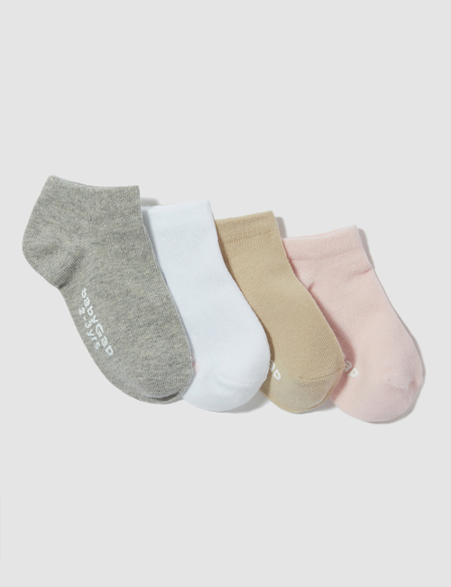 Toddler No Show Socks (4-Pack)