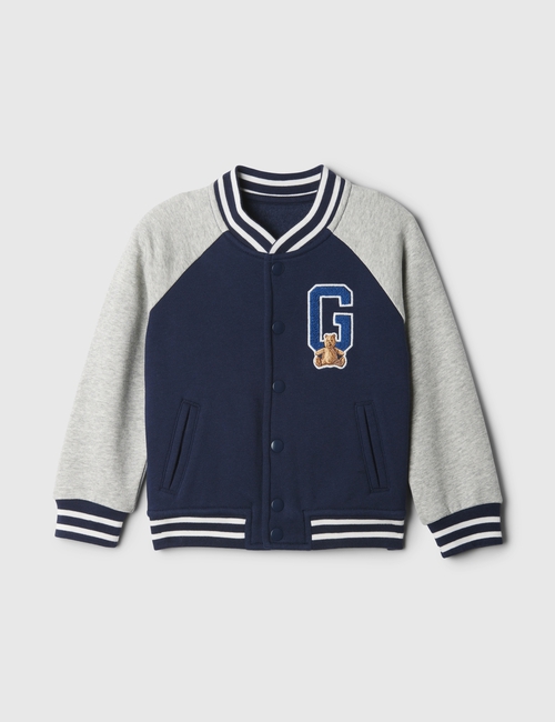 babyGap Vintage Soft Brannan Bear Varsity Jacket