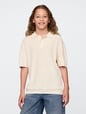 Kids Relaxed Sweater Polo Shirt