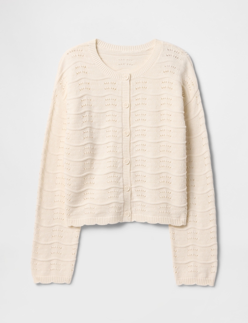 Kids Relaxed Crochet Cardigan