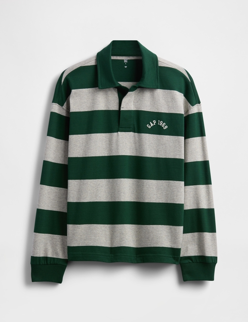 Kids Logo Stripe Polo Shirt