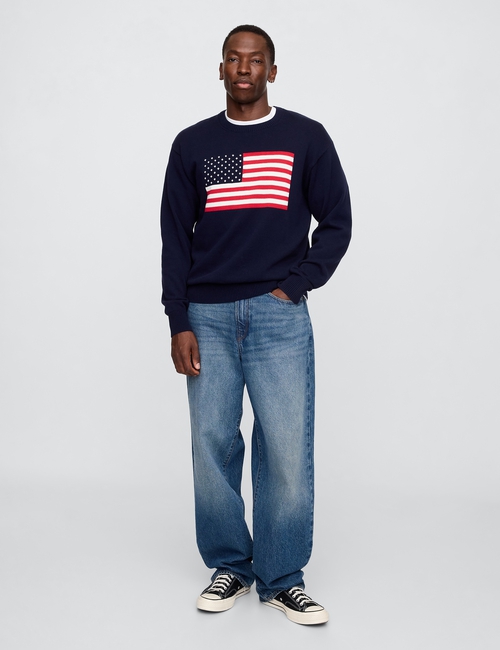 V-FLAG SWEATER