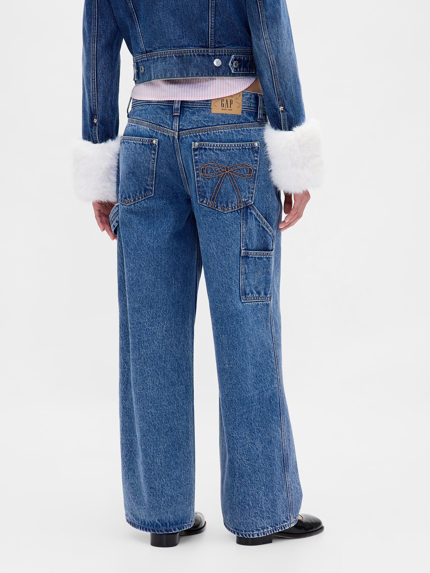 Shop Gap × Sandy Liang Low Rise '90s Loose Carpenter Jeans for