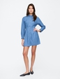 Denim Mini Shirtdress